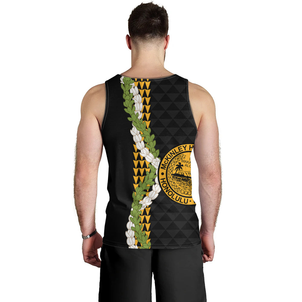 President William McKinley High School Tank Top Puakenikeni Maile Flower Lei