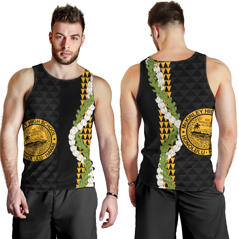 President William McKinley High School Tank Top Puakenikeni Maile Flower Lei