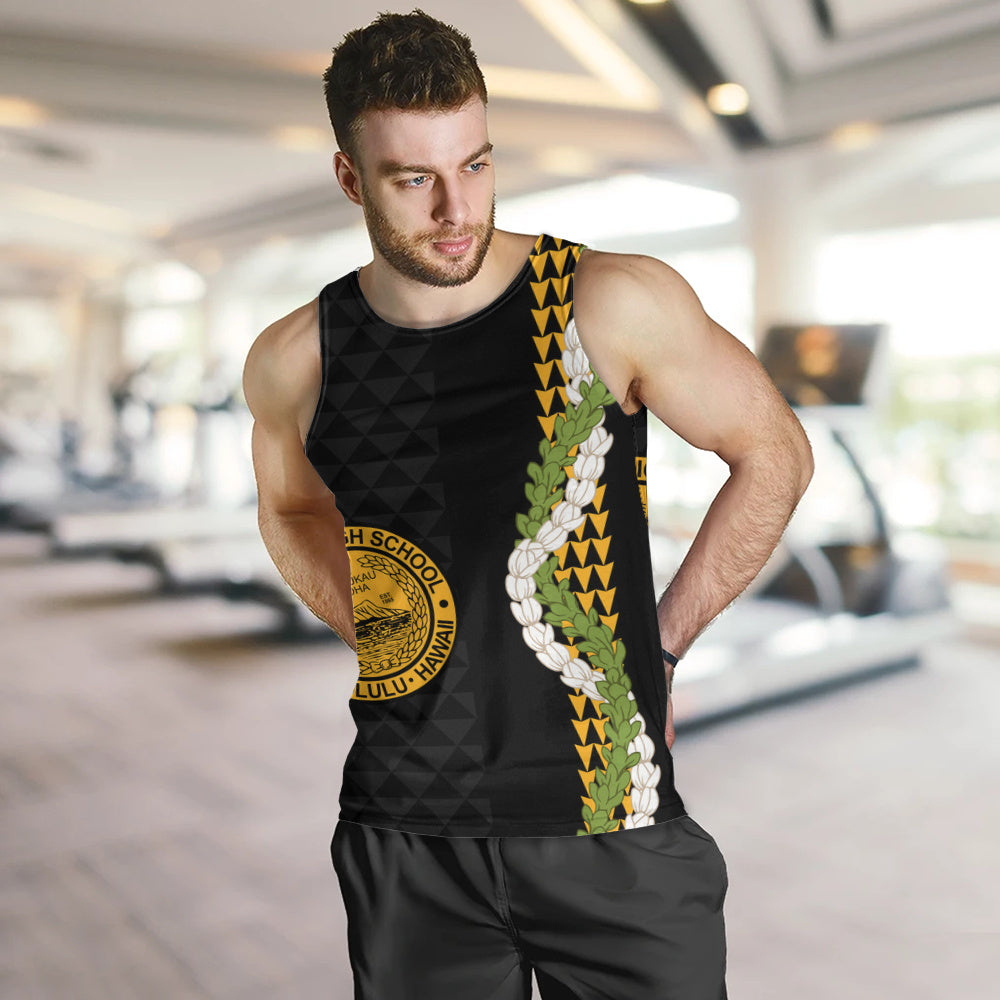President William McKinley High School Tank Top Puakenikeni Maile Flower Lei