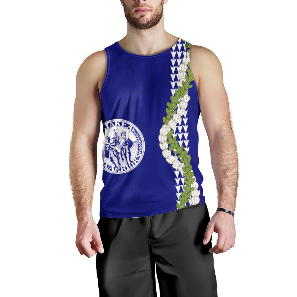 Waiakea High School Tank Top Puakenikeni Maile Flower Lei