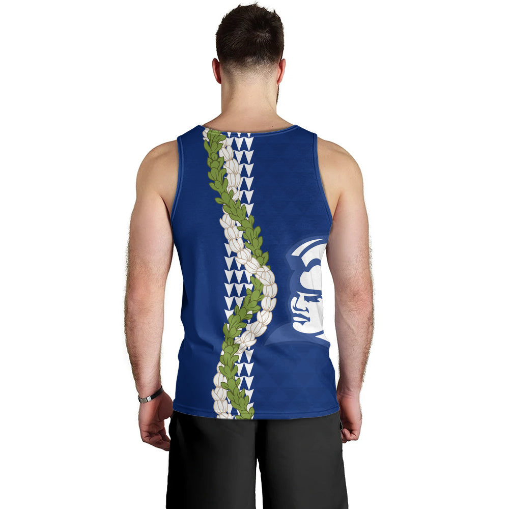 Waimea High School Tank Top Puakenikeni Maile Flower Lei
