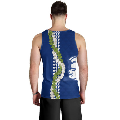 Waimea High School Tank Top Puakenikeni Maile Flower Lei