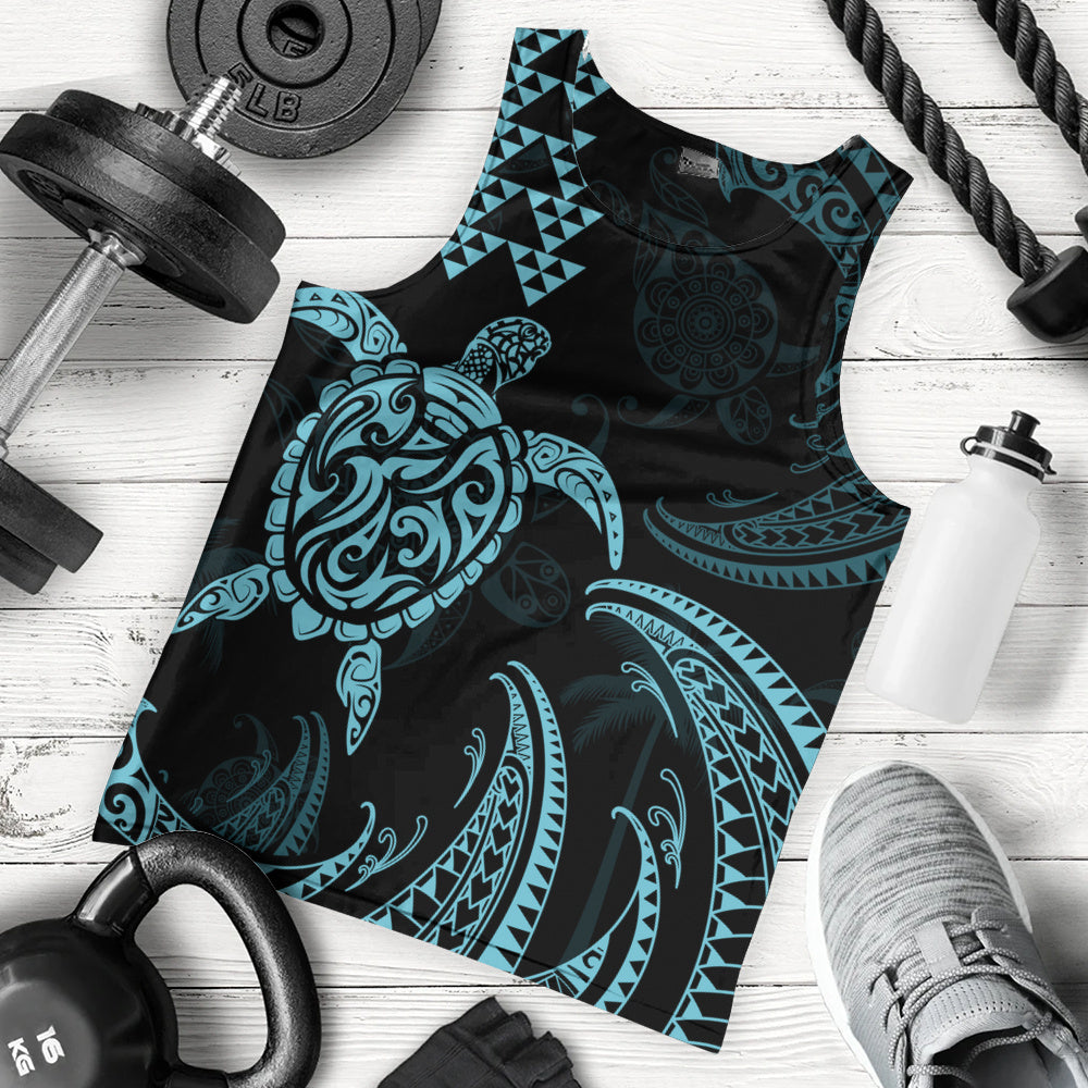 Hawaii Tank Top Polynesian Turtle Tribal Ocean Spirit
