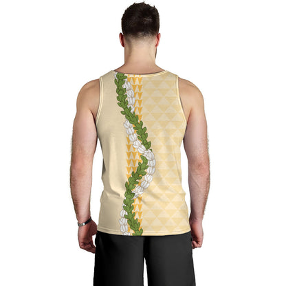 Hawaii Tank Top Turtle Puakenikeni Maile Flower Lei