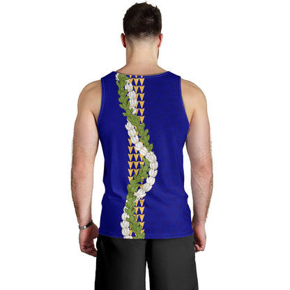 Hawaii Tank Top Turtle Puakenikeni Maile Flower Lei