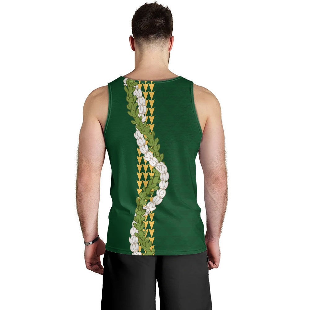Hawaii Tank Top Turtle Puakenikeni Maile Flower Lei