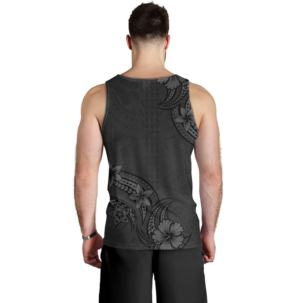 Hawaii Tank Top Plumeria Tribal Wave