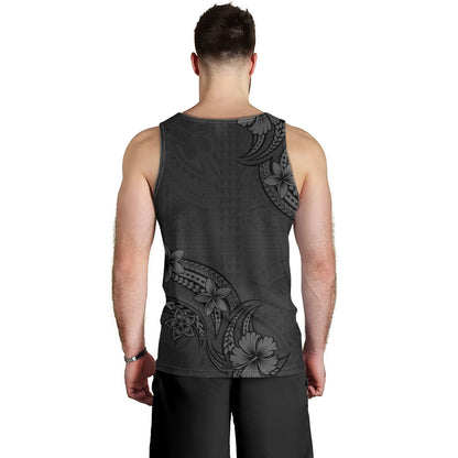 Hawaii Tank Top Plumeria Tribal Wave