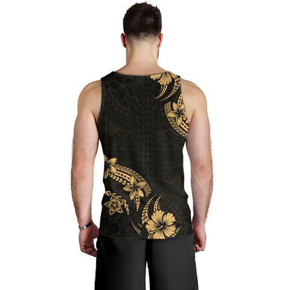 Hawaii Tank Top Plumeria Tribal Wave