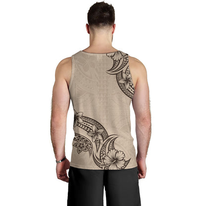 Hawaii Tank Top Plumeria Tribal Wave