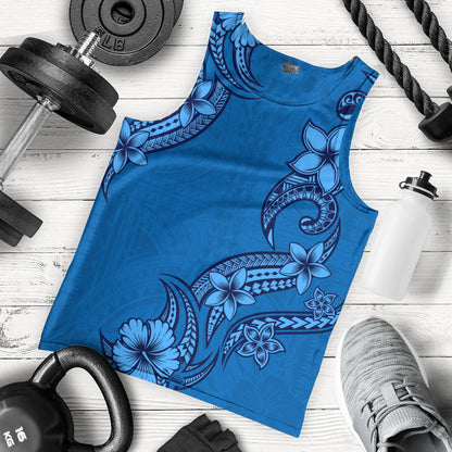 Hawaii Tank Top Plumeria Tribal Wave