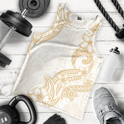 Hawaii Tank Top Plumeria Tribal Wave