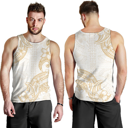 Hawaii Tank Top Plumeria Tribal Wave