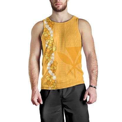 Hawaii Tank Top Flower Lei Kanaka Maoli Polynesia Island Style