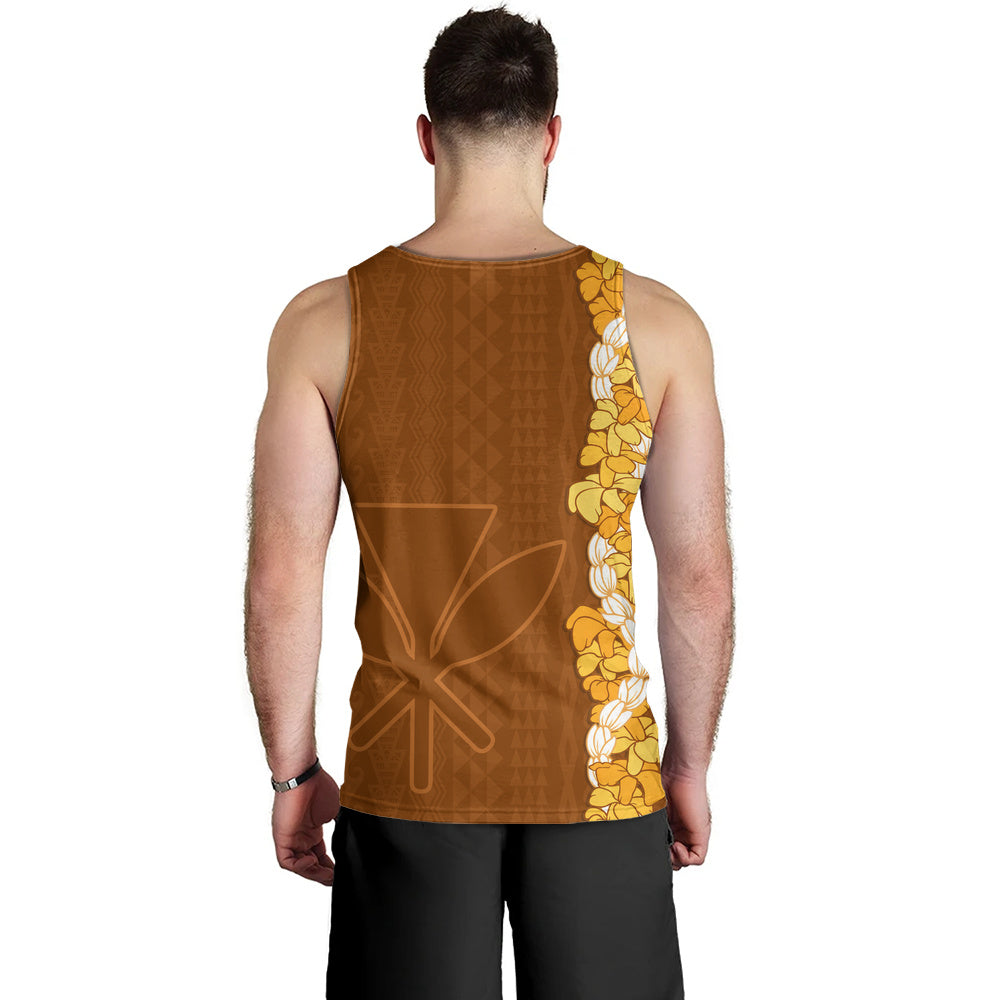 Hawaii Tank Top Flower Lei Kanaka Maoli Polynesia Island Style