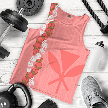 Hawaii Tank Top Flower Lei Kanaka Maoli Polynesia Island Style