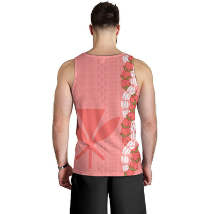 Hawaii Tank Top Flower Lei Kanaka Maoli Polynesia Island Style