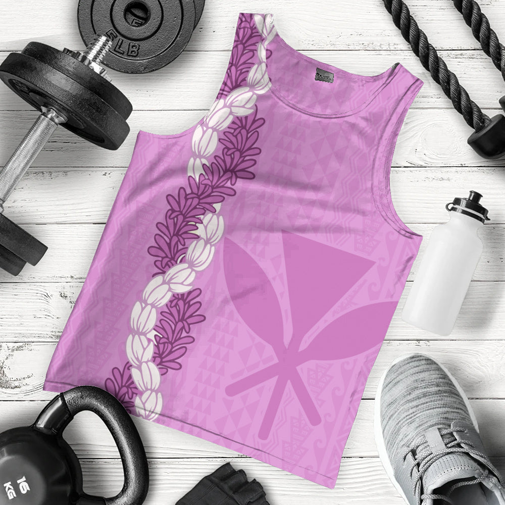 Hawaii Tank Top Flower Lei Kanaka Maoli Polynesia Island Style