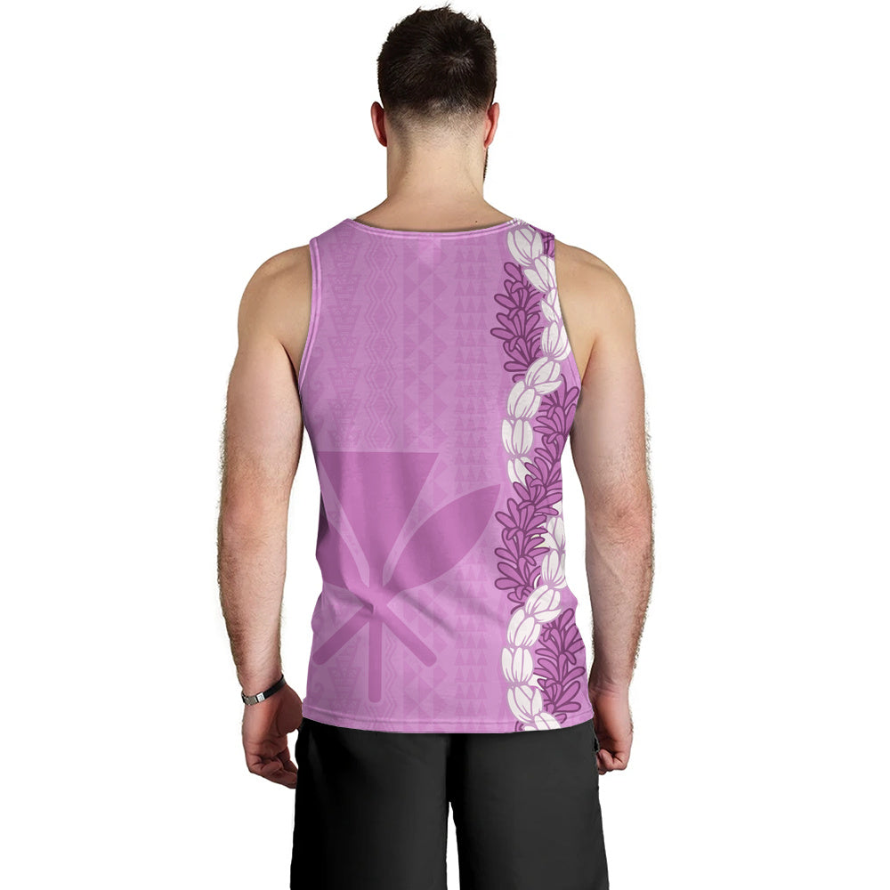 Hawaii Tank Top Flower Lei Kanaka Maoli Polynesia Island Style