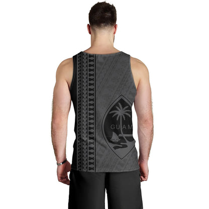 Guam Tank Top Island Crest Chamorro Tribal Heritage