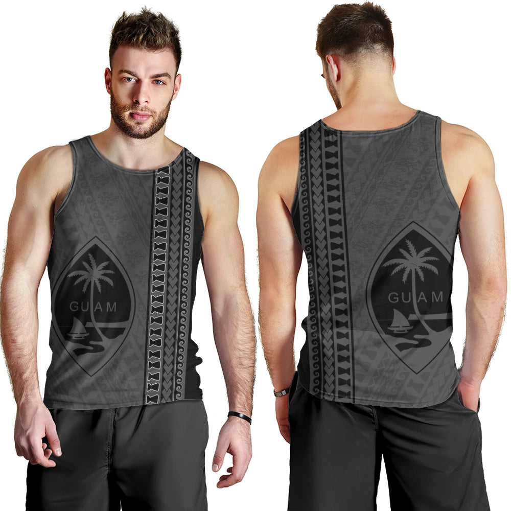 Guam Tank Top Island Crest Chamorro Tribal Heritage