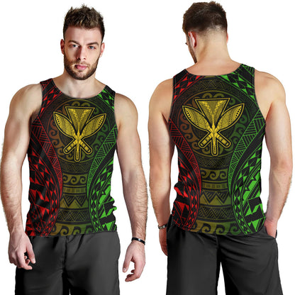 Hawaii Tank Top Kanaka Maoli Flag Tribal Tattoo Pattern