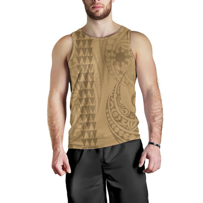 Philippines Filipinos Tank Top Kakau Style Golden