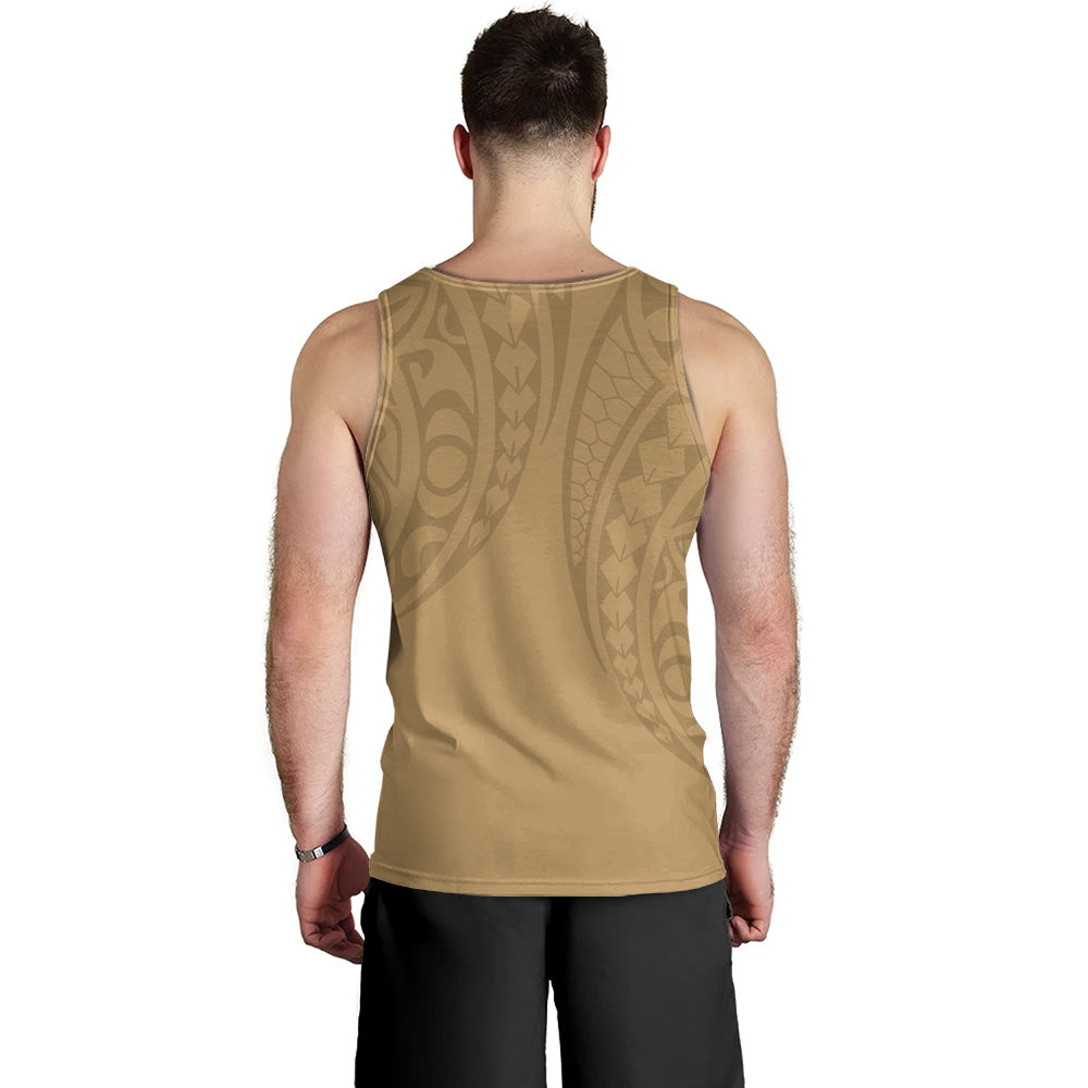 Philippines Filipinos Tank Top Kakau Style Golden