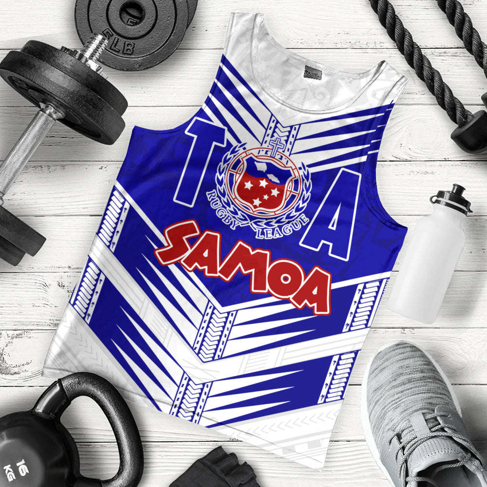 Samoa Tank Top Toa Samoa Rugby Polynesian Tribal Pride Style