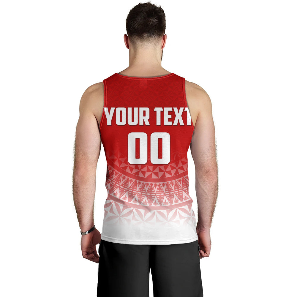 Tonga Tank Top Mate Ma'a Tonga Rugby Ngatu Athletic Style