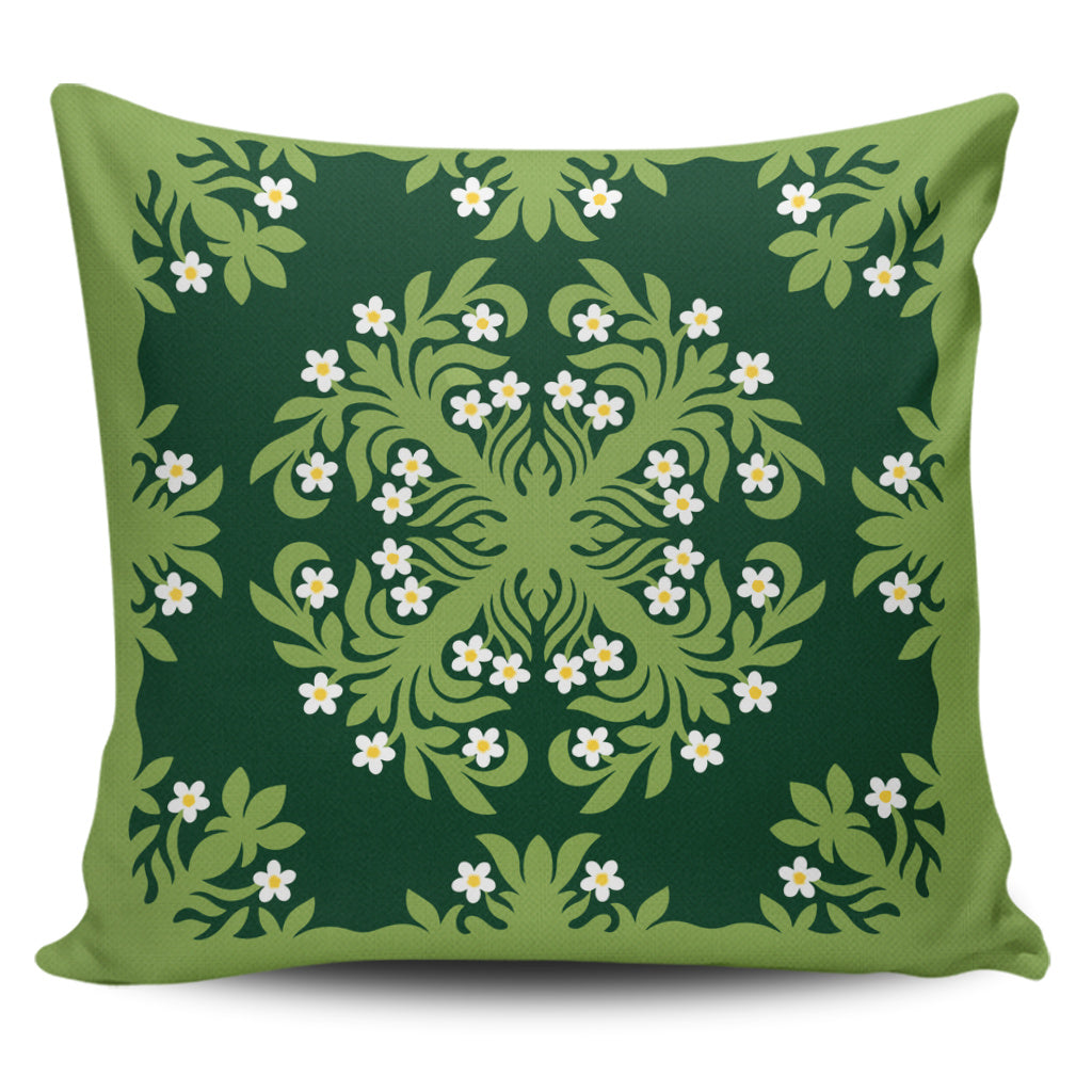 Hawaii Pillow Cases Emerald Tropical Floral Garden Elegance