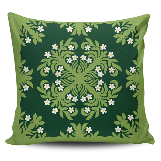 Hawaii Pillow Cases Emerald Tropical Floral Garden Elegance