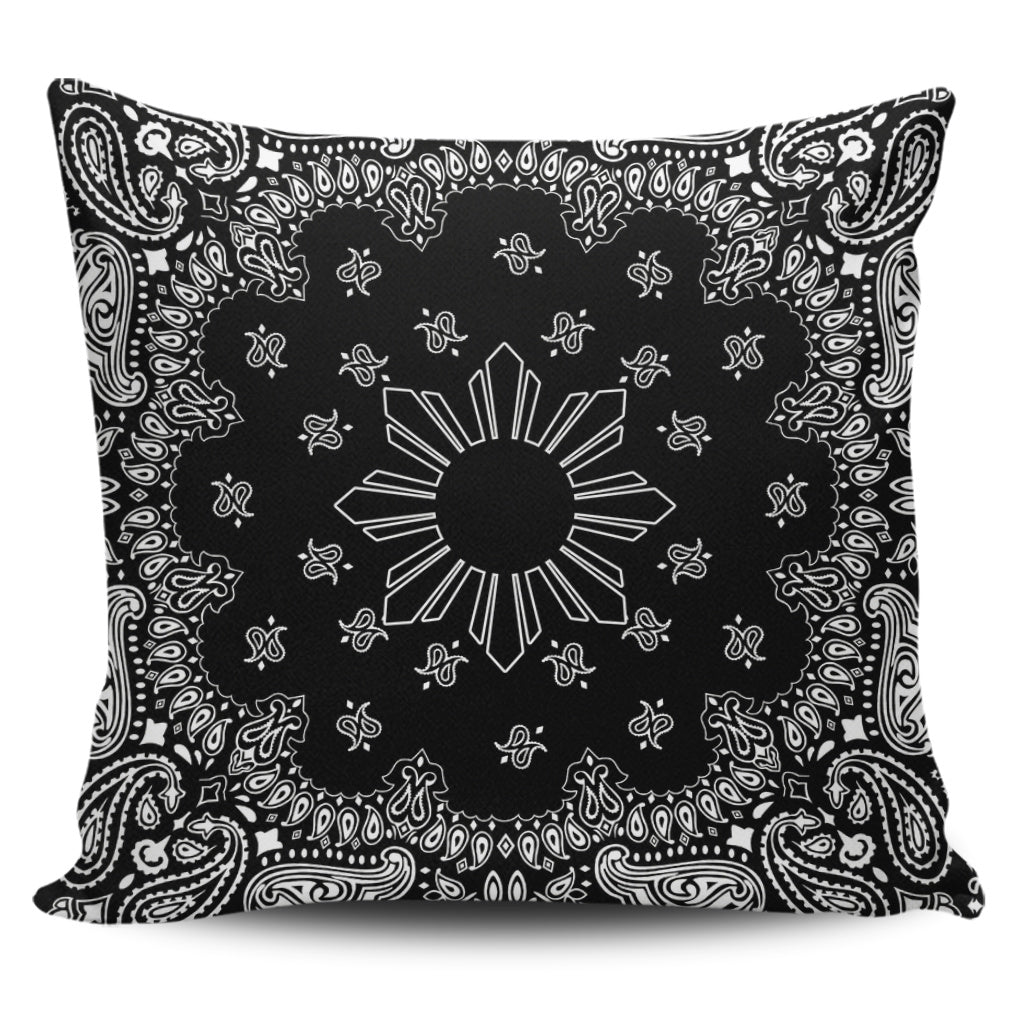 Philippines Filipinos Pillow Cases Sun Bandana Paisley Print Heritage