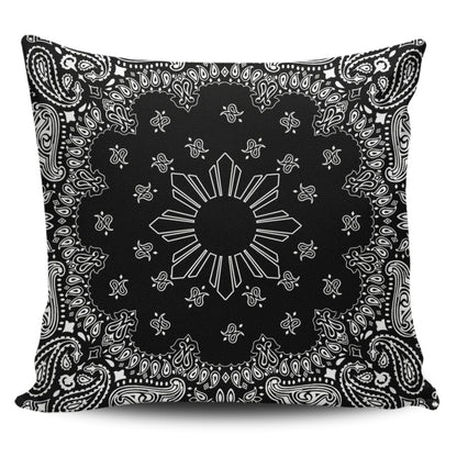 Philippines Filipinos Pillow Cases Sun Bandana Paisley Print Heritage