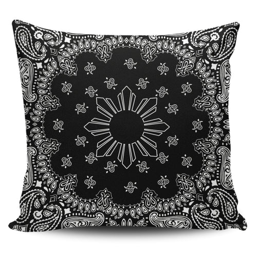 Philippines Filipinos Pillow Cases Sun Bandana Paisley Print Heritage