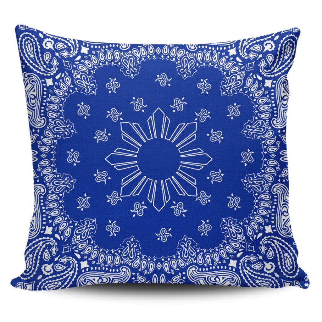 Philippines Filipinos Pillow Cases Sun Bandana Paisley Print Heritage
