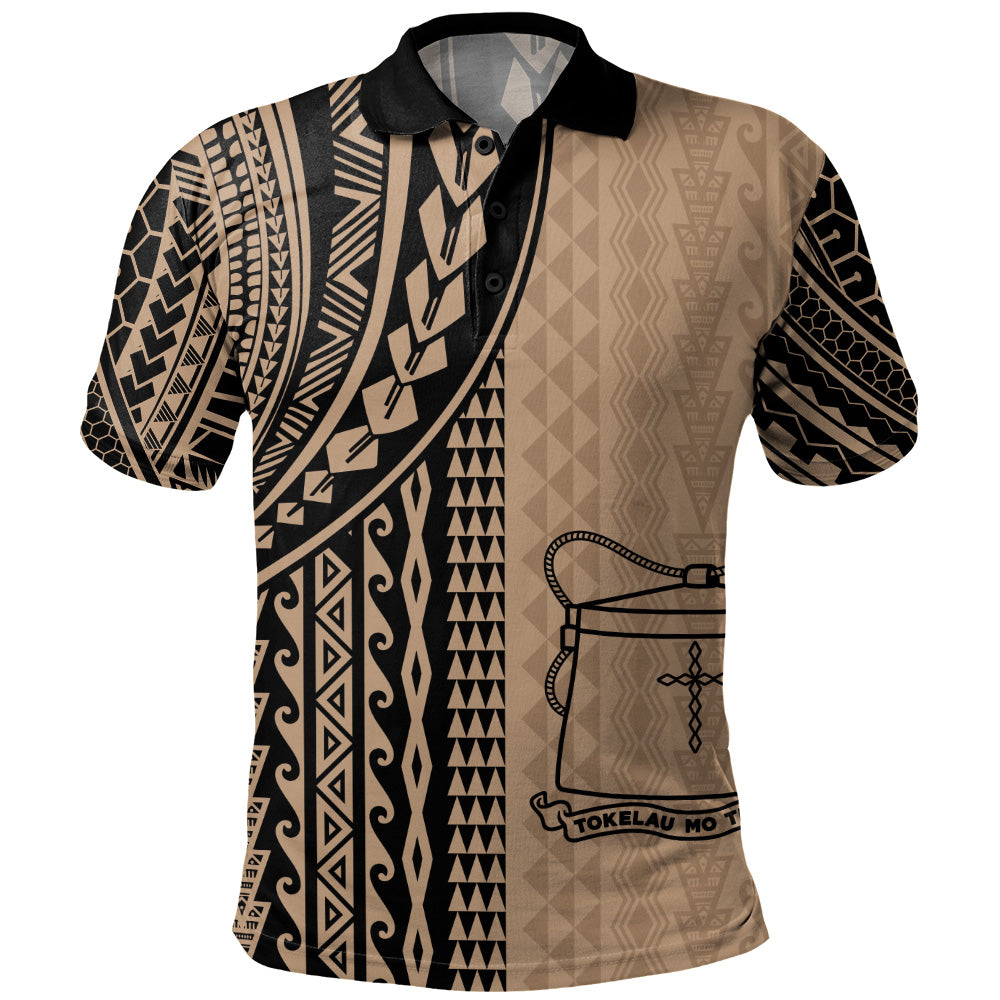 Tokelau Polo Shirt Polynesian Tattoo