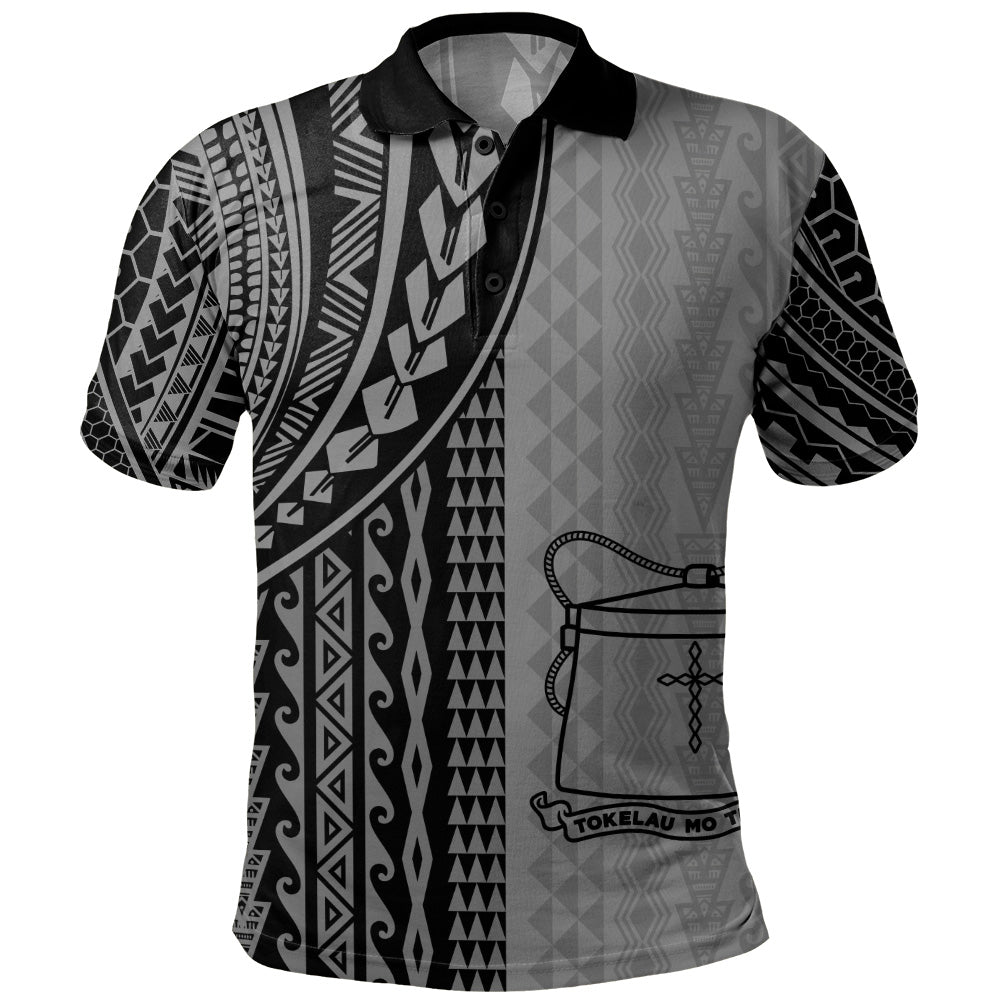 Tokelau Polo Shirt Polynesian Tattoo