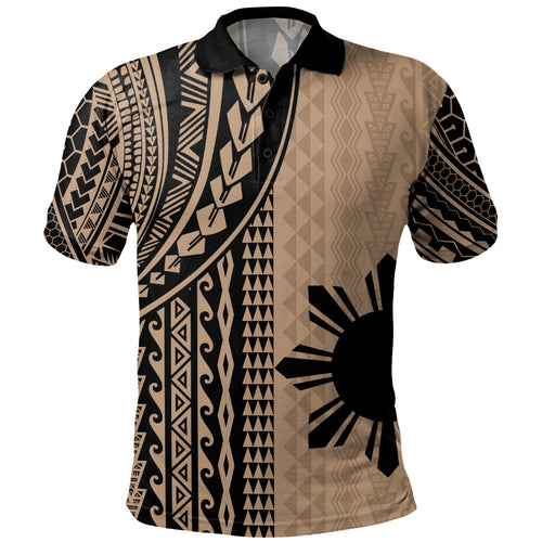 Philippines Filipinos Polo Shirt Polynesian Tattoo