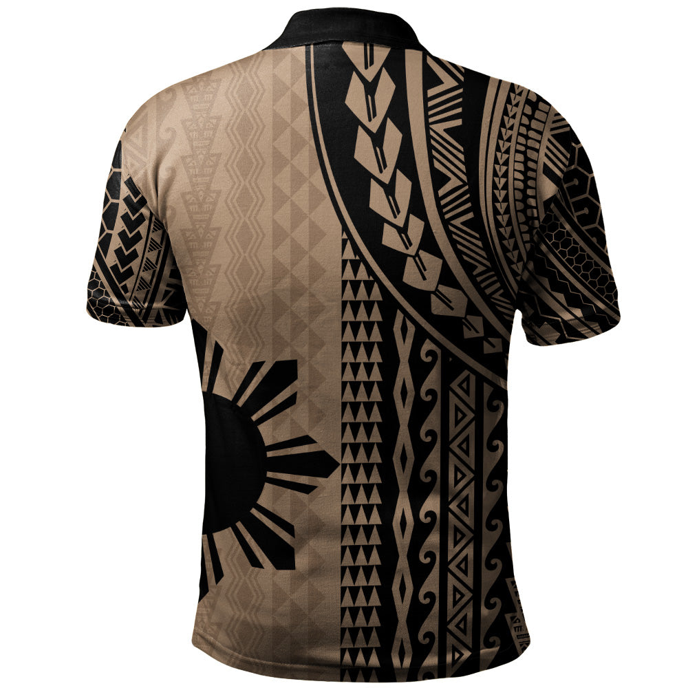 Philippines Filipinos Polo Shirt Polynesian Tattoo