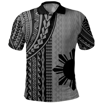 Philippines Filipinos Polo Shirt Polynesian Tattoo