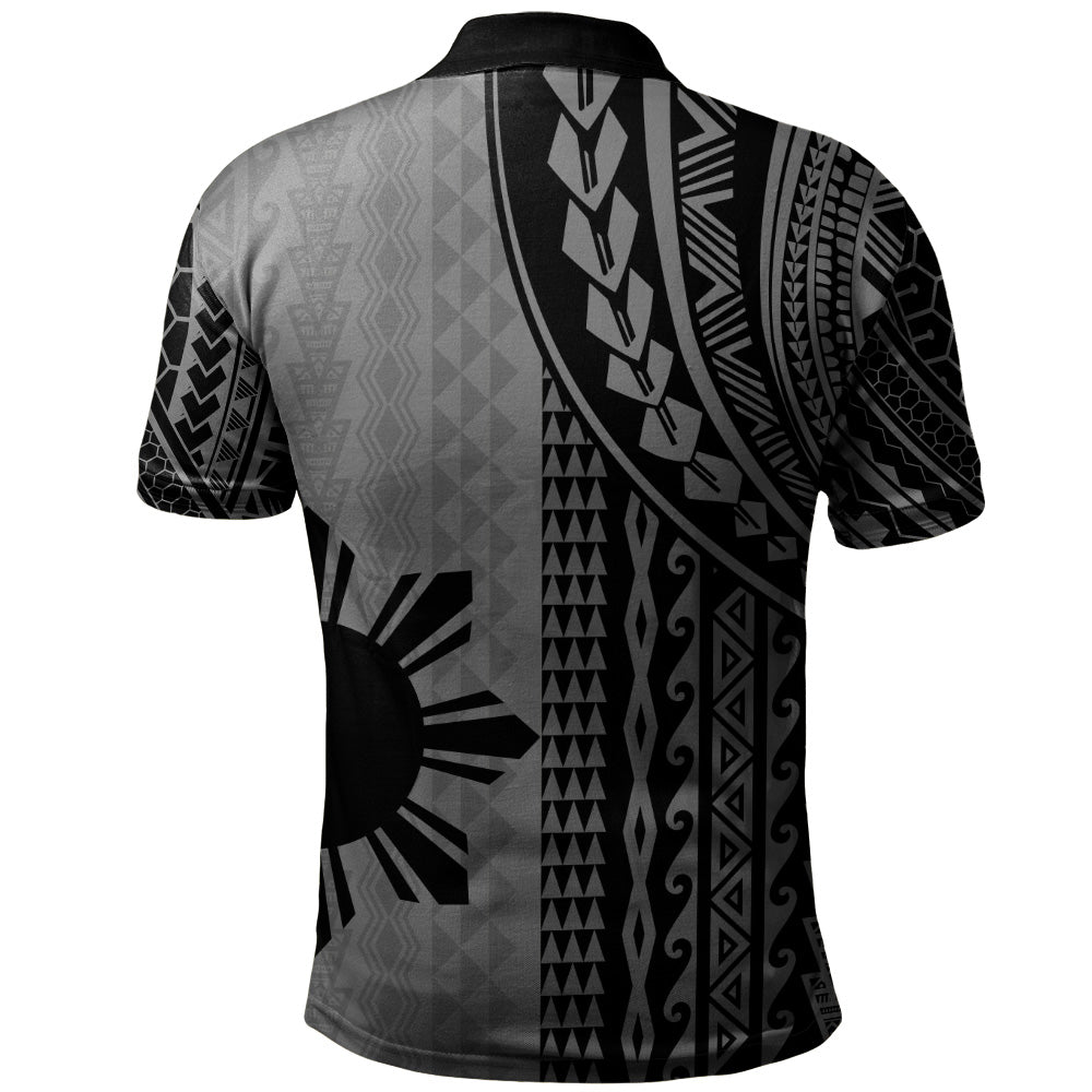 Philippines Filipinos Polo Shirt Polynesian Tattoo