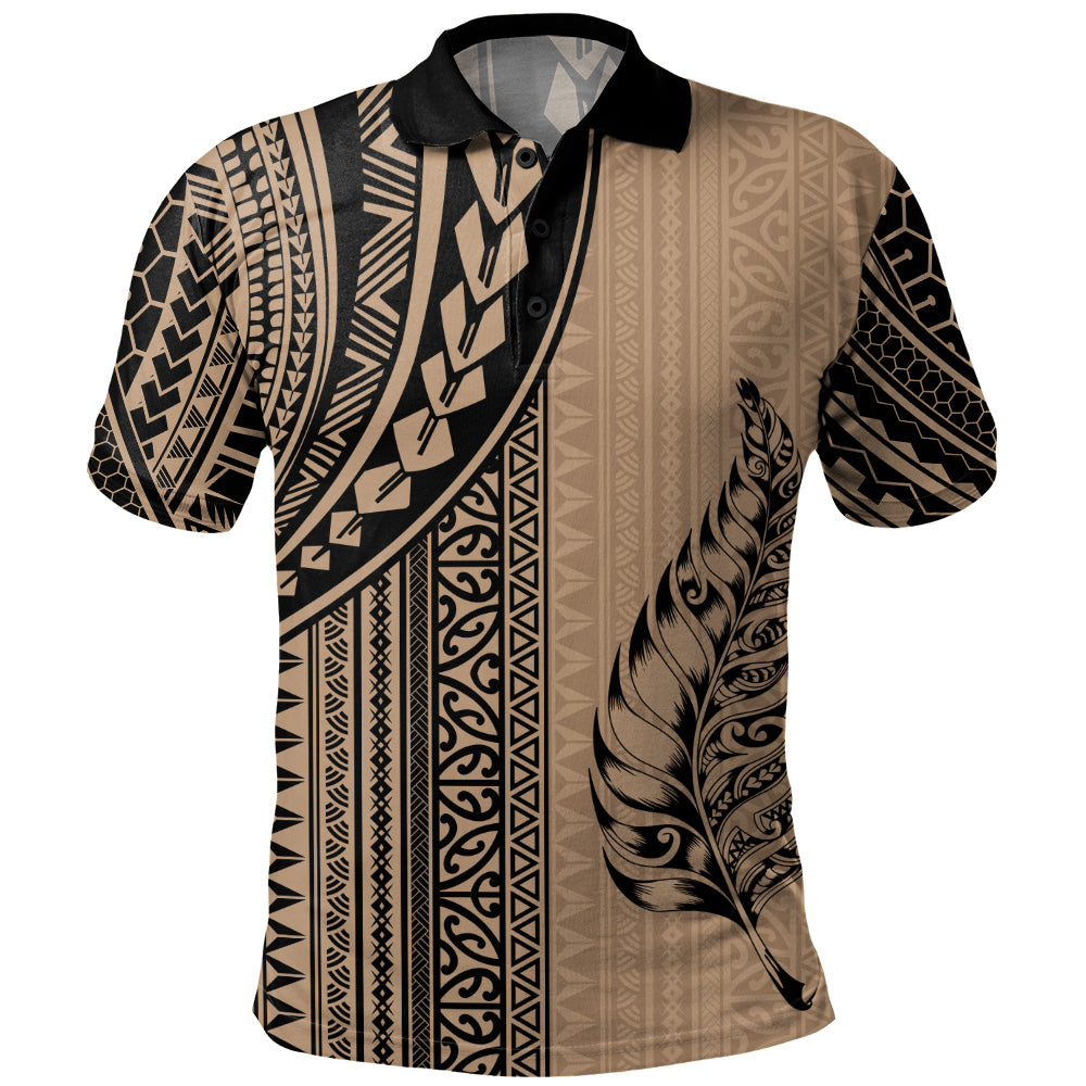 New Zealand Polo Shirt Polynesian Tattoo