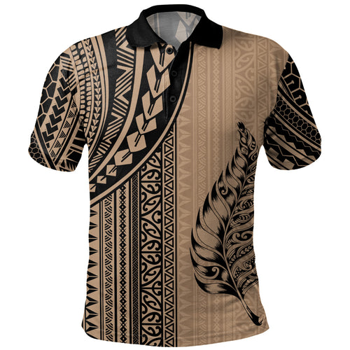 New Zealand Polo Shirt Polynesian Tattoo