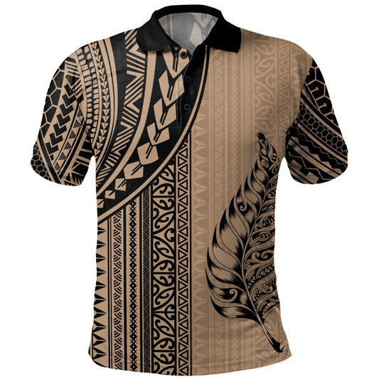 New Zealand Polo Shirt Polynesian Tattoo