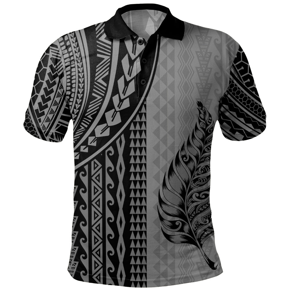 New Zealand Polo Shirt Polynesian Tattoo