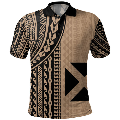 Wallis And Futuna Polo Shirt Polynesian Tattoo
