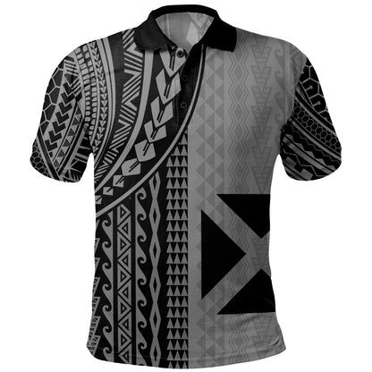Wallis And Futuna Polo Shirt Polynesian Tattoo