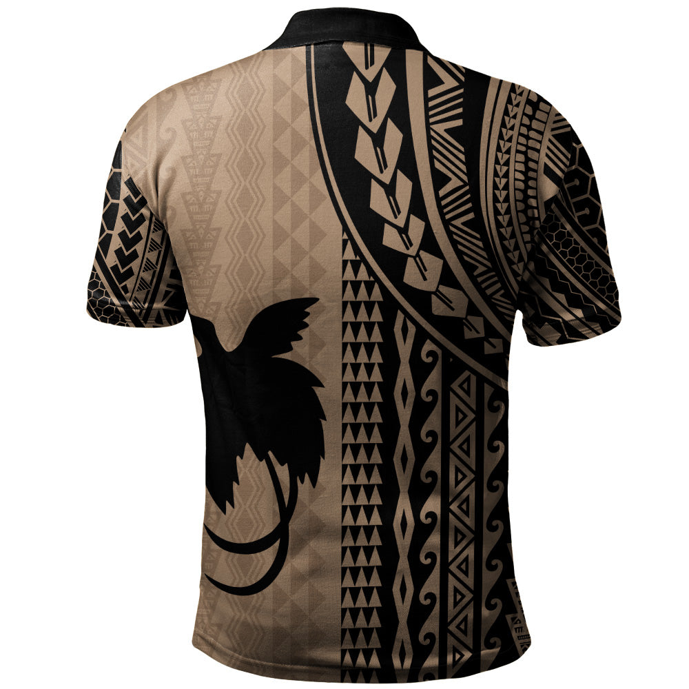 Papua New Guinea Polo Shirt Polynesian Tattoo