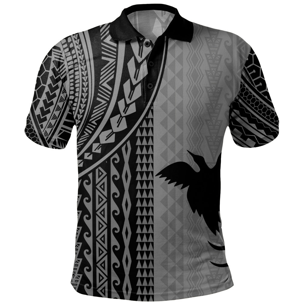 Papua New Guinea Polo Shirt Polynesian Tattoo
